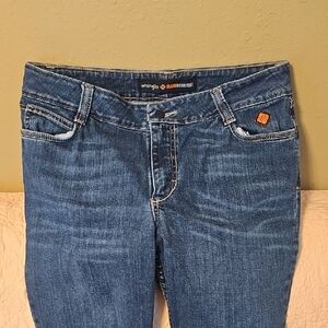 Wrangler Women’s Dark Blue Straight-Leg Jeans